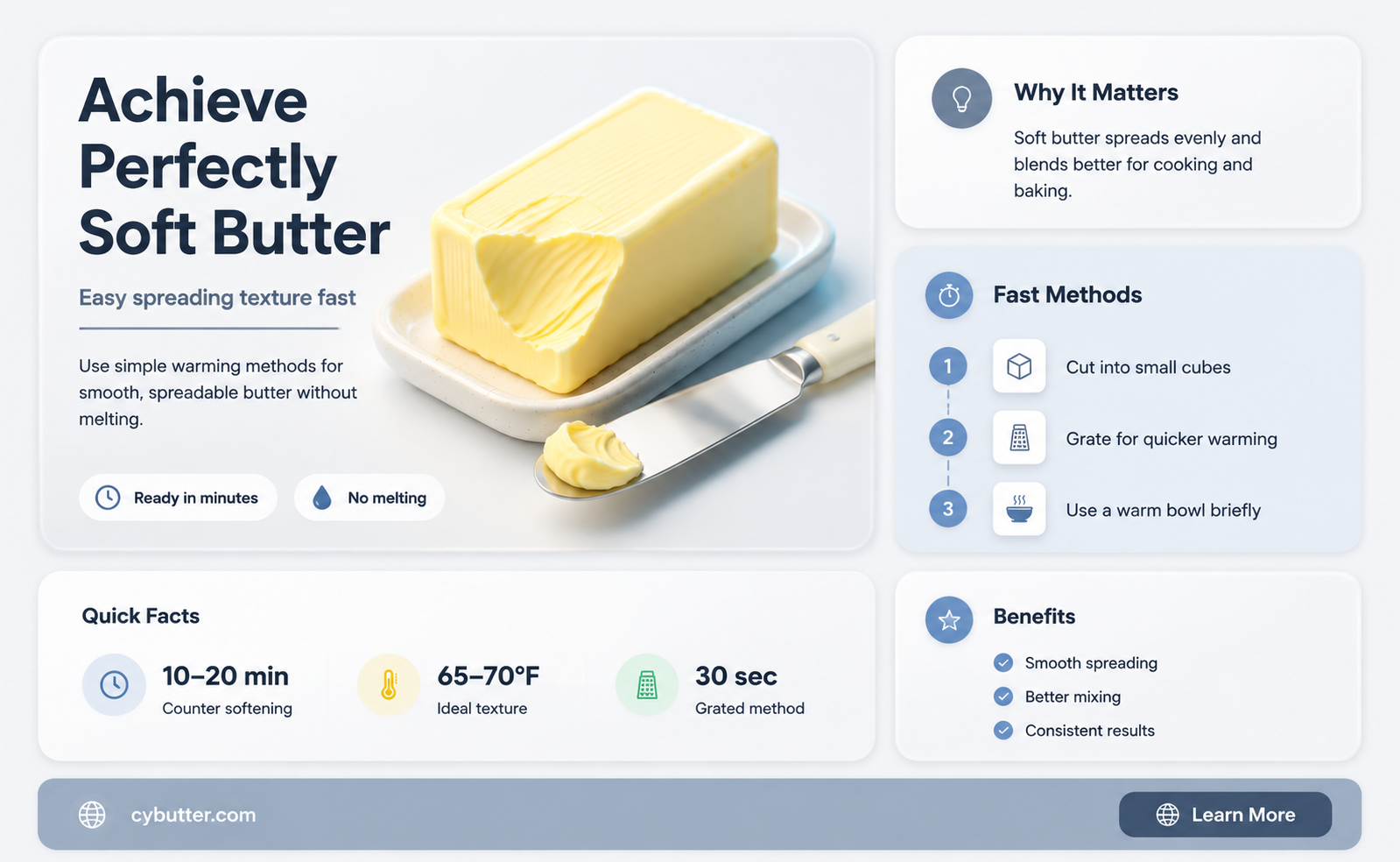how to get butter soft