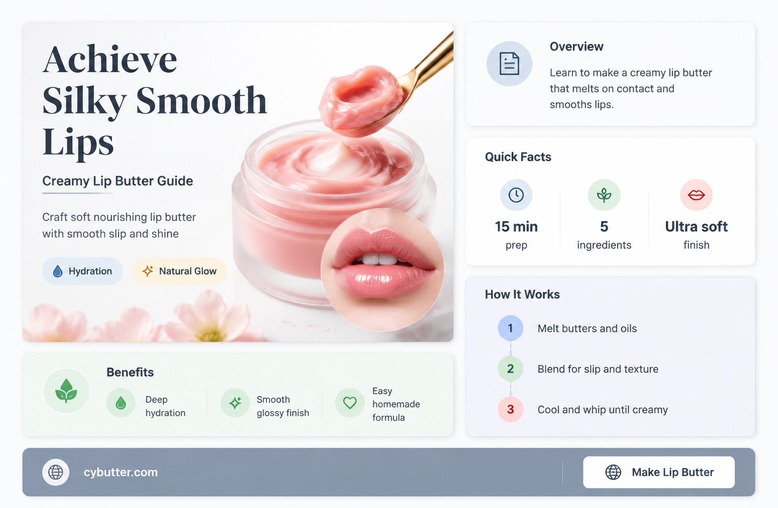 how to get creamy lip butter with slip