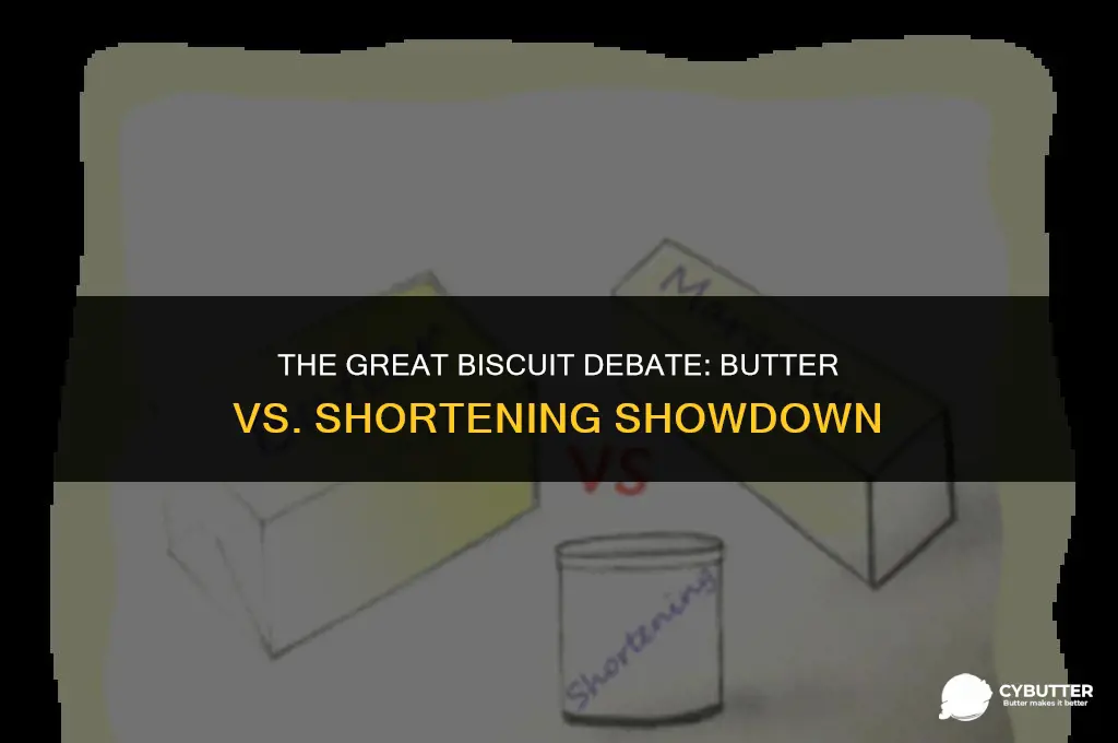 are biscuits better with butter or shortening
