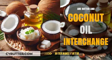 Exploring the Interchangeability of Butter and Coconut Oil in Cooking