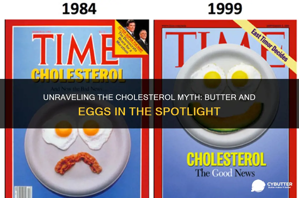 are butter and eggs bad for cholesterol
