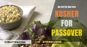 Exploring Passover Dietary Laws: The Kosher Status of Butter and Eggs