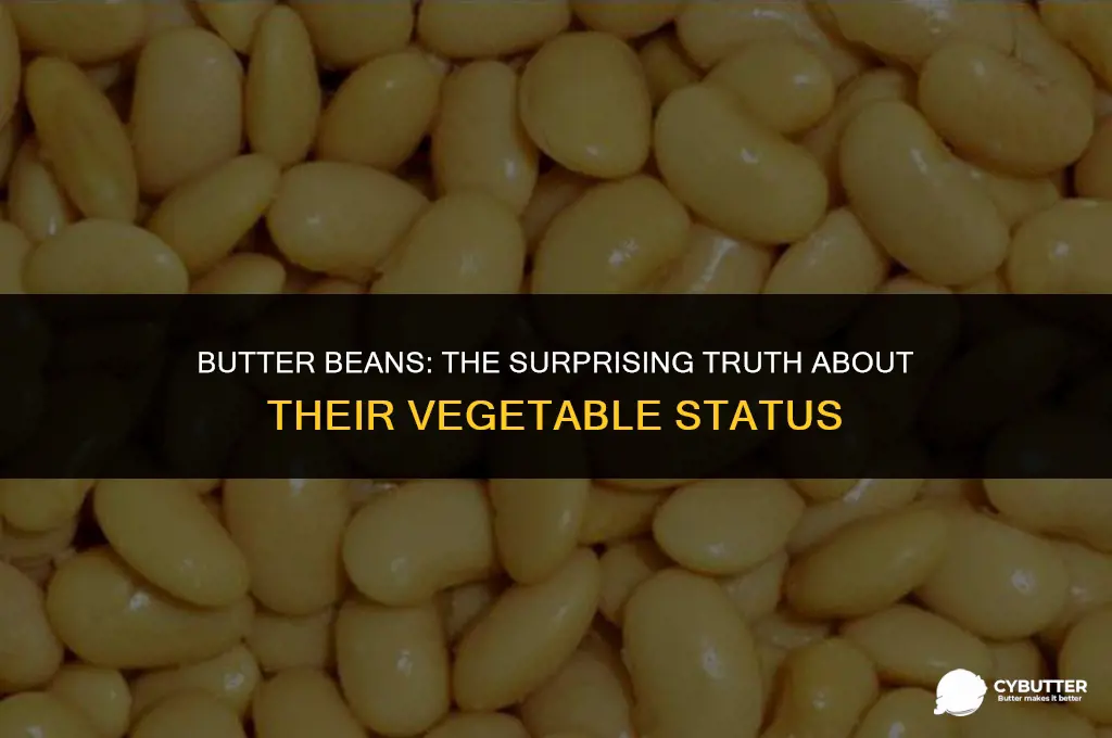 are butter beans considered a green vegetable