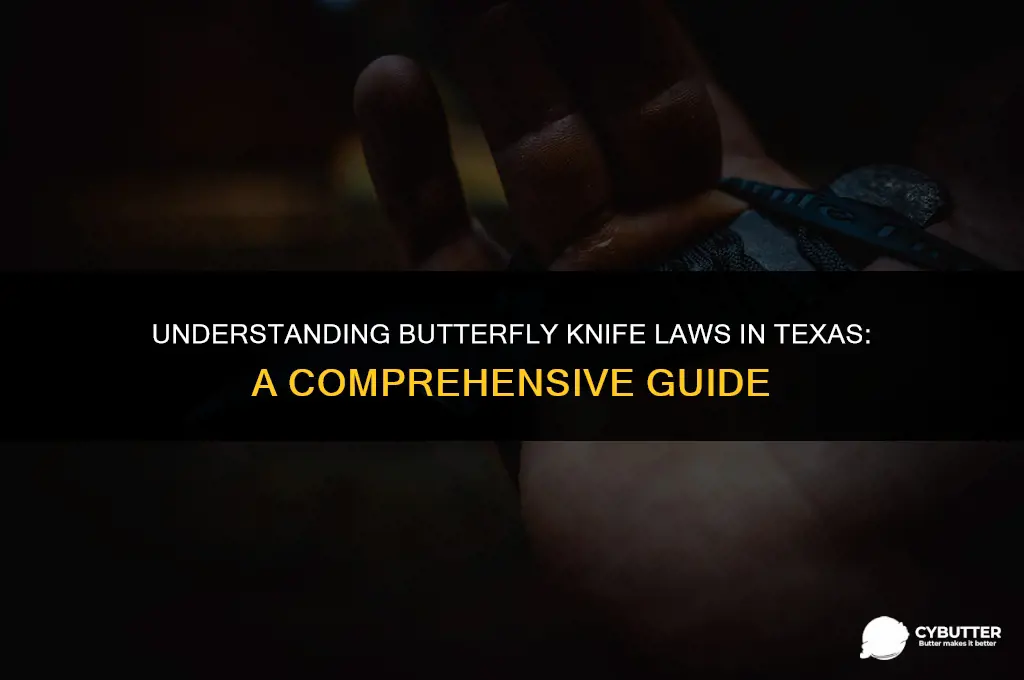 are butter fly knifes legal in texas