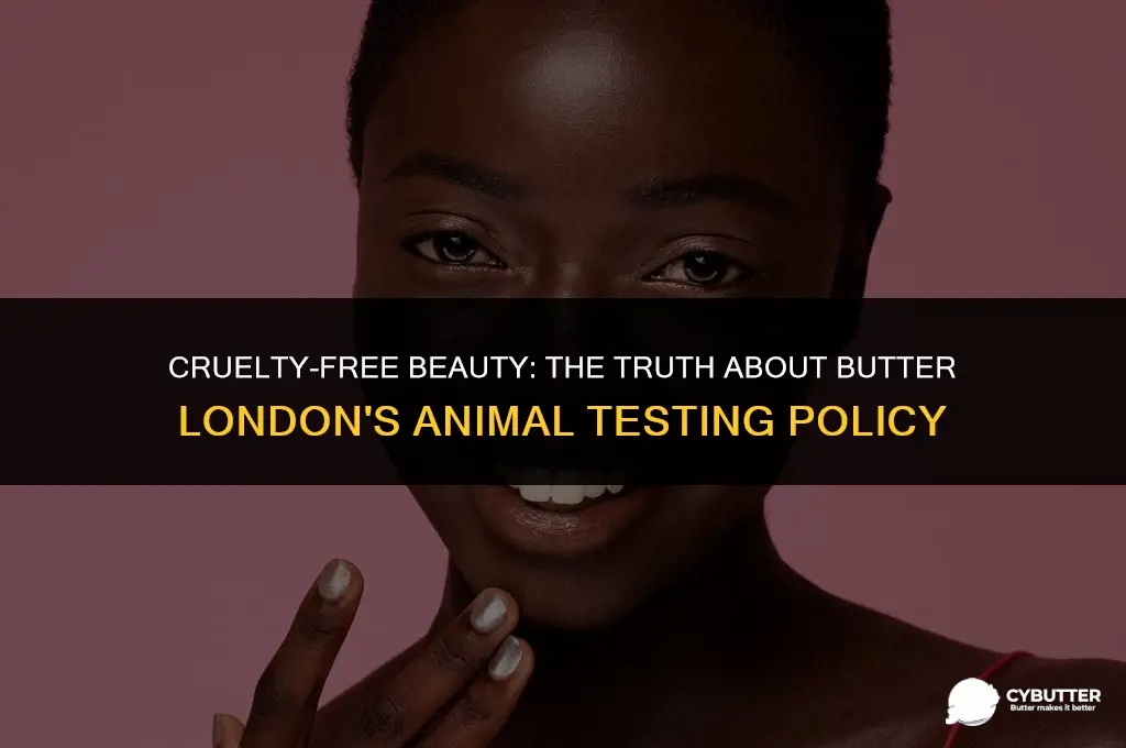 are butter london products tested on animals