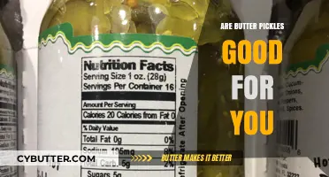 Butter Pickles: Nutritional Benefits and Health Impacts Explained