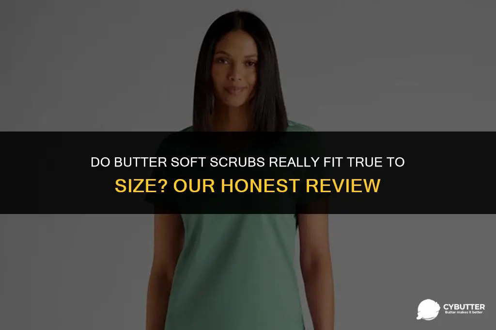 are butter soft scrubs true to size