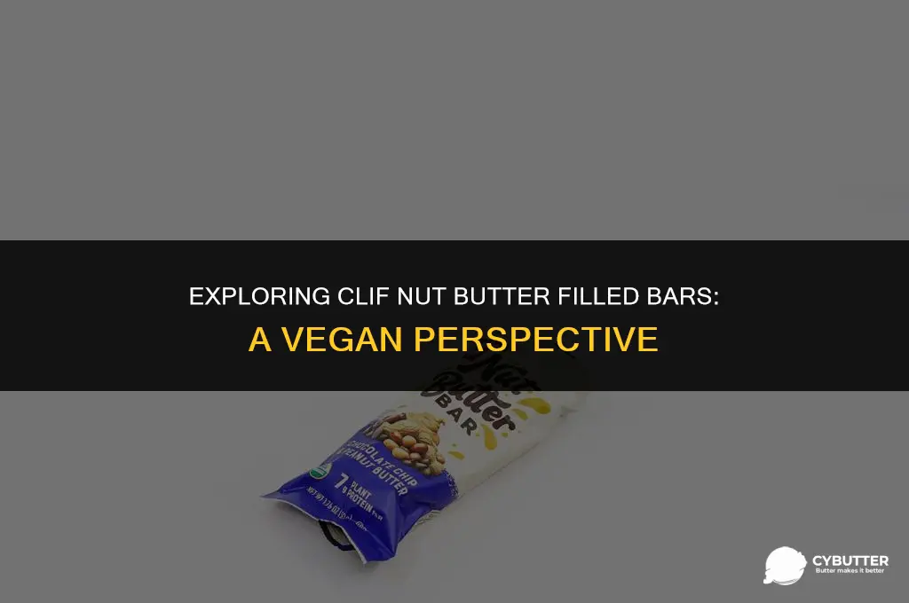are clif nut butter filled bars vegan