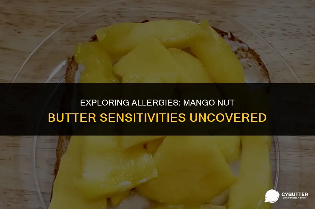 are people allergic to mango nut butter