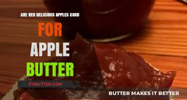Red Delicious Apples: Perfect for Homemade Apple Butter?