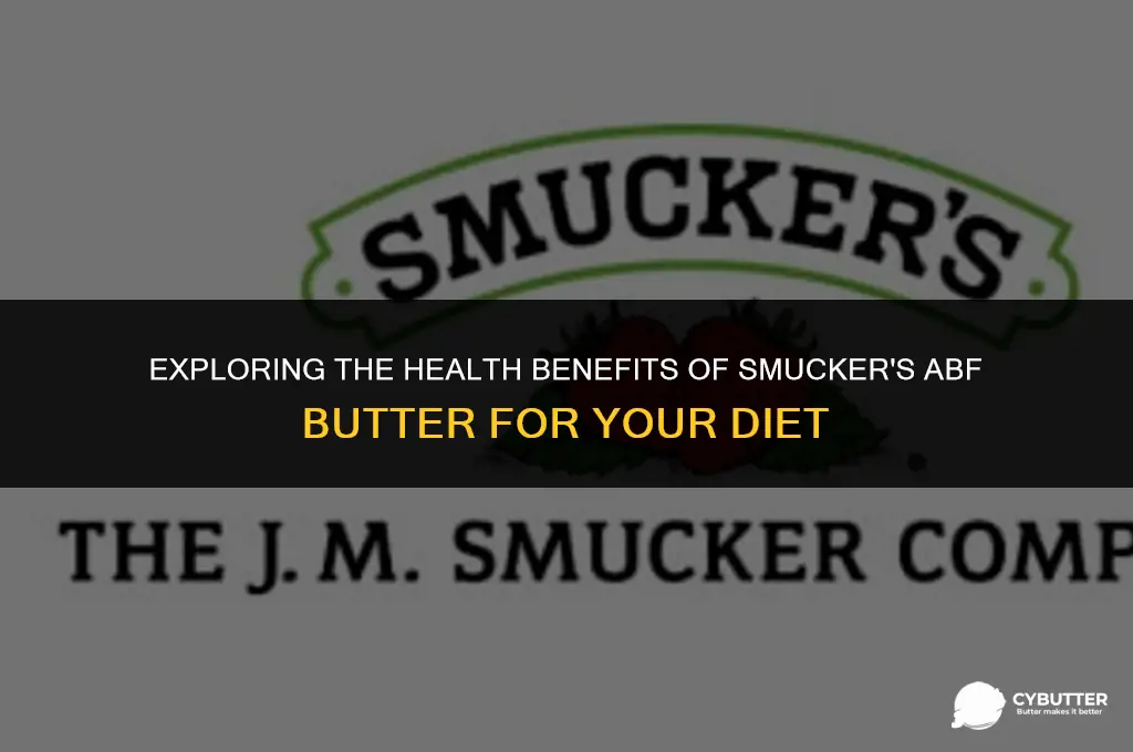 are smuckers abf butter goid for diet