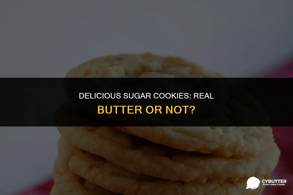 are there any sugar cookie brands that use real butter