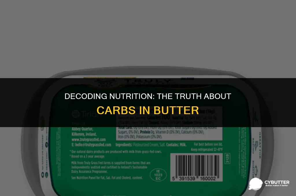 are there carbs in butter mean girls
