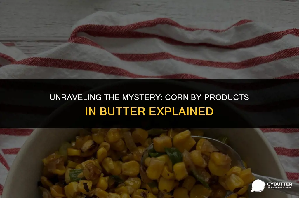 are there corn by products in butter