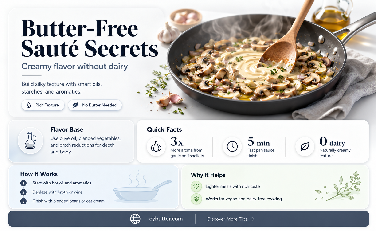 how to get butter flavor without butter in saute