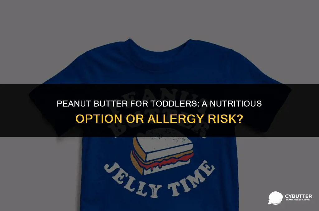 can a 1-year old child eat peanut butter
