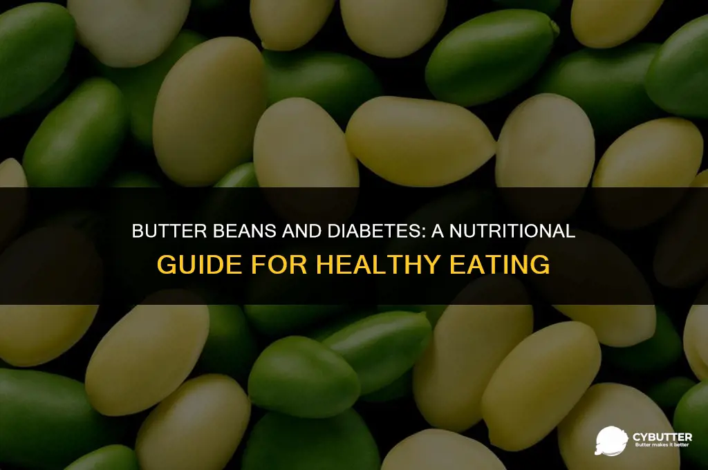 can a diabetic eat butter beans