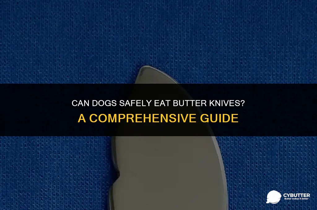 can a dog eat a butter knife