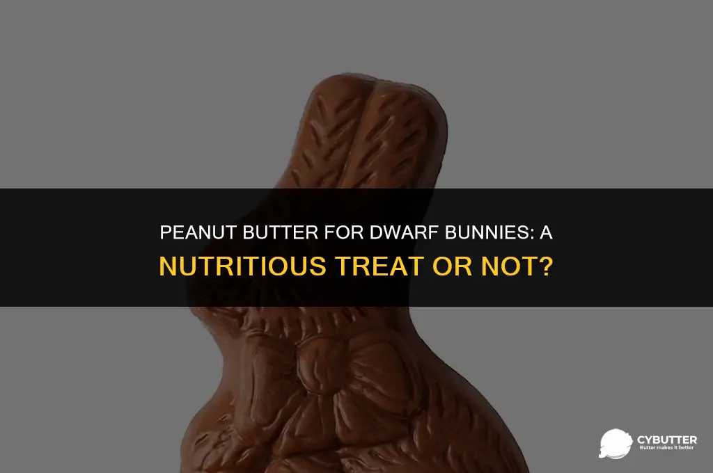 can a dwarf bunny eat peanut butter