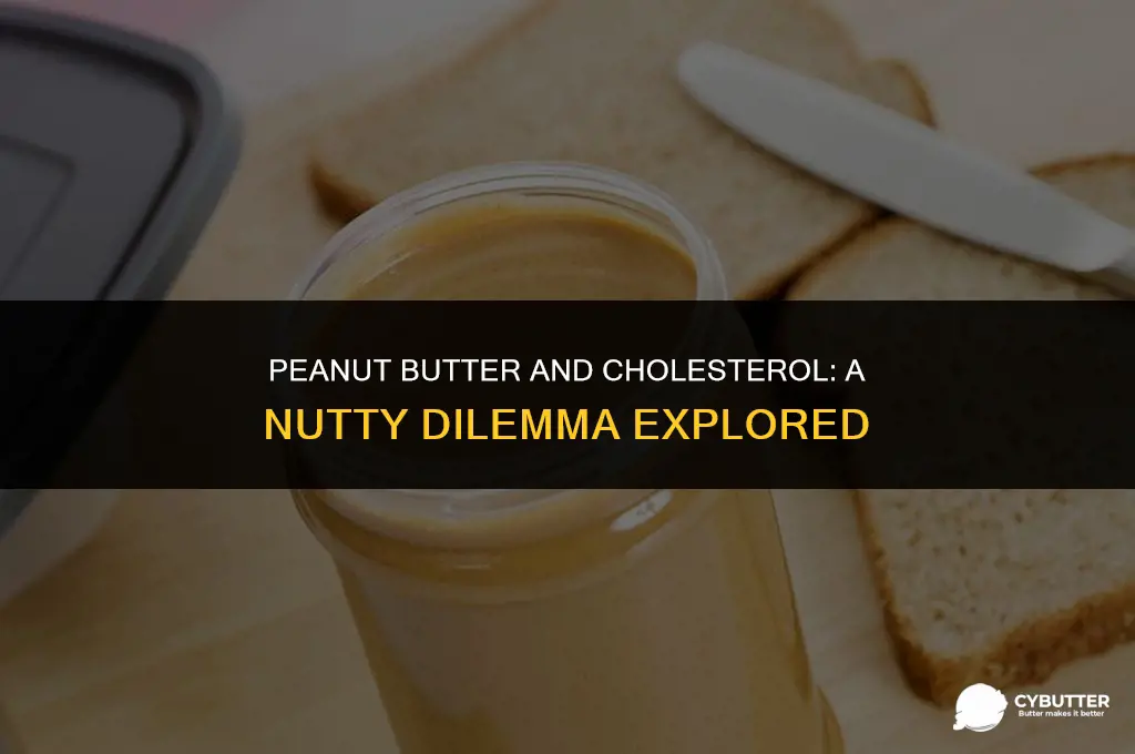 can a person with high cholesterol eat peanut butter