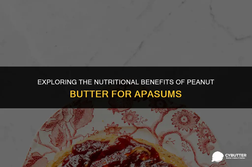 can apasum eat peanut butter