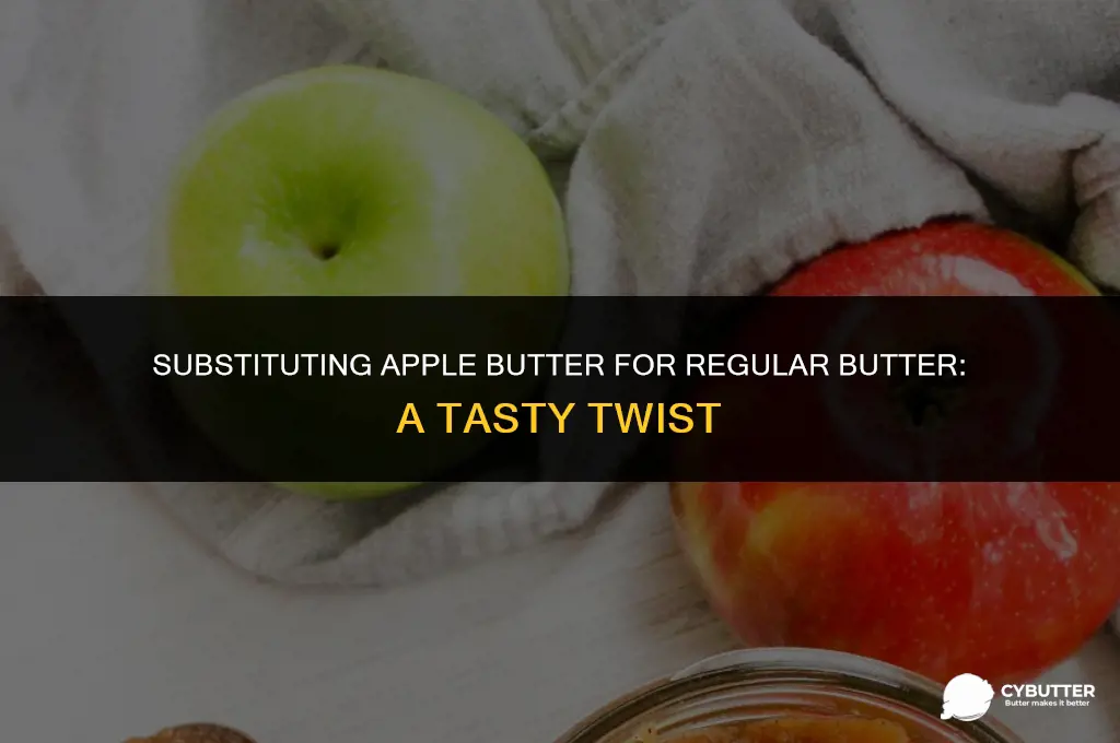 can apple butter be used instead of butter