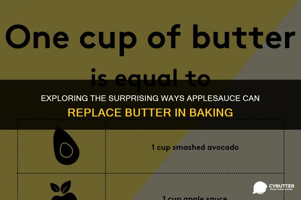 can applesauce replace butter