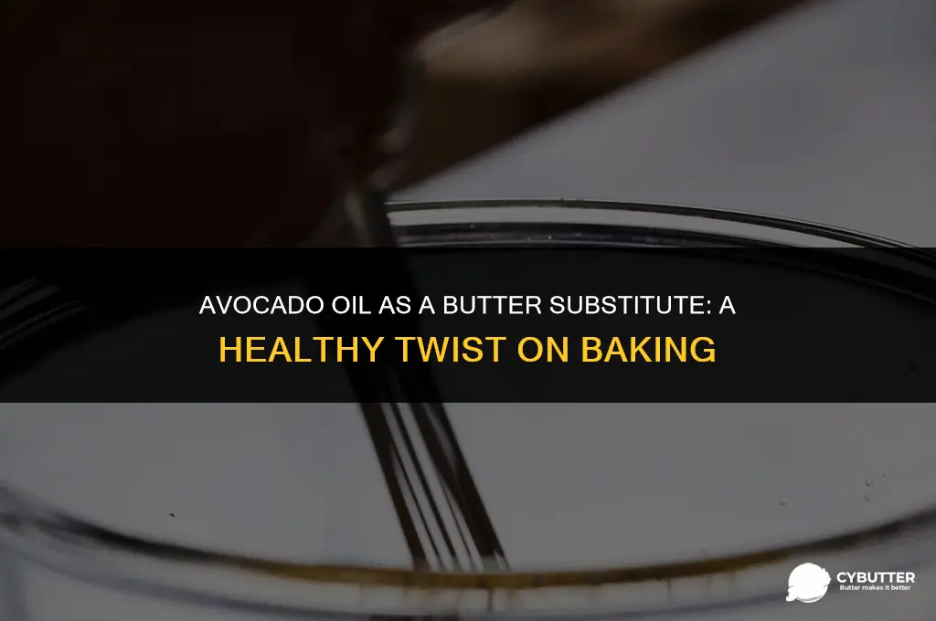 can avocado oil be used for melted butter