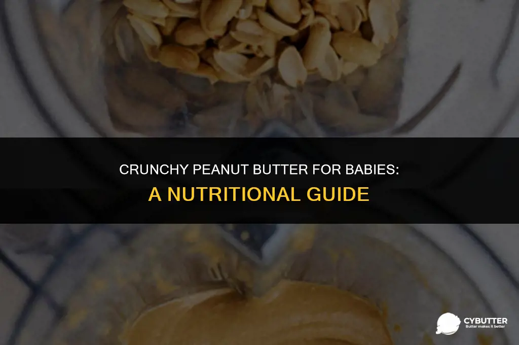 can babies eat crunchy peanut butter