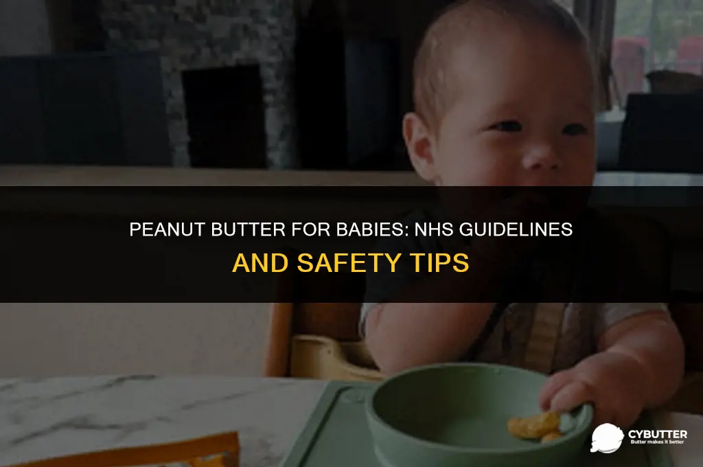 can babies eat peanut butter nhs