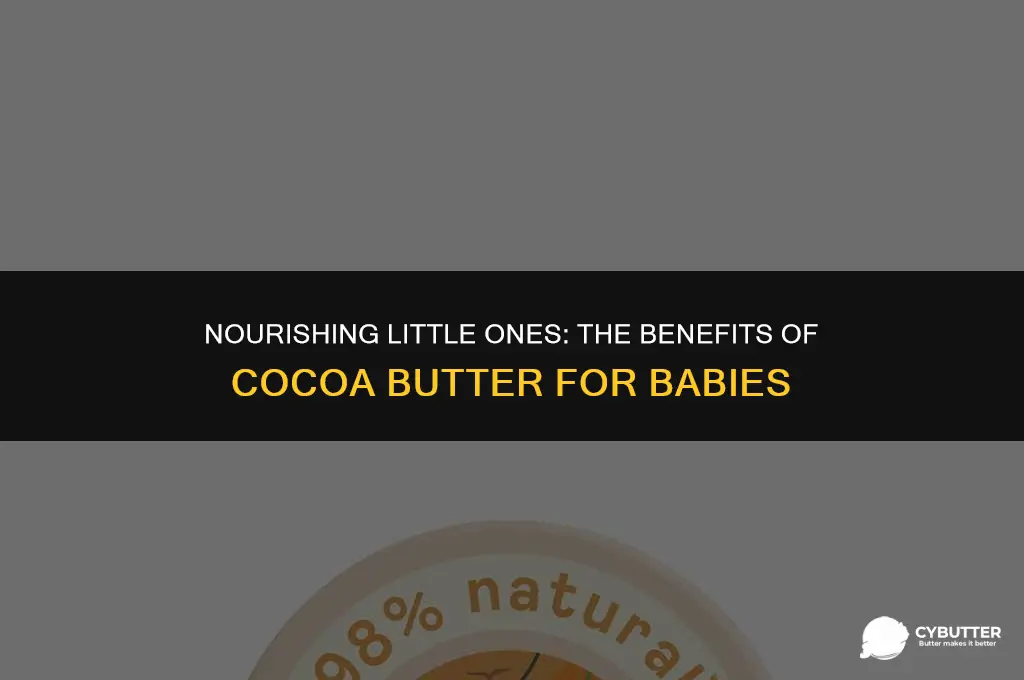 can babies use cocoa butter