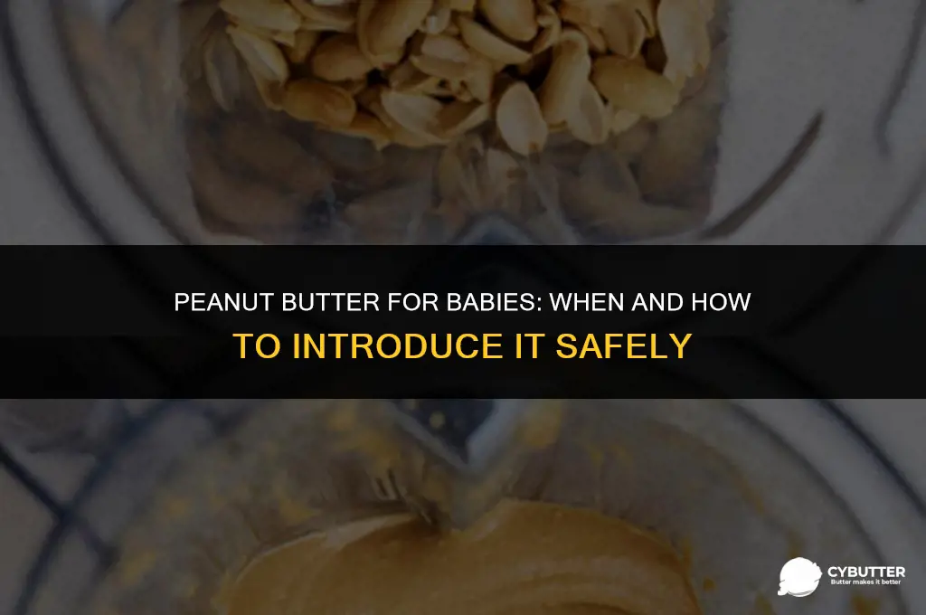 can baby have peanut butter