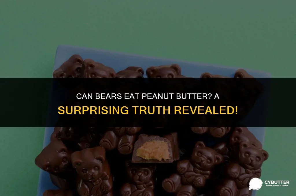 can bears eat peanut butter