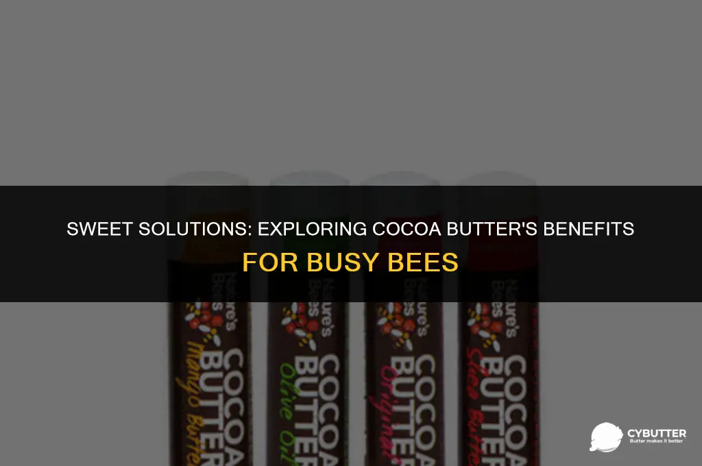 can bees use cocoa butter