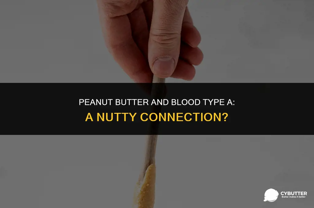 can blood type a eat peanut butter