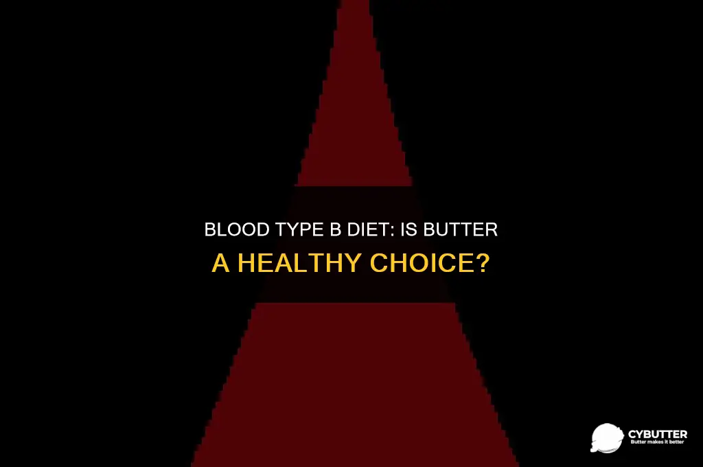 can blood type b eat butter