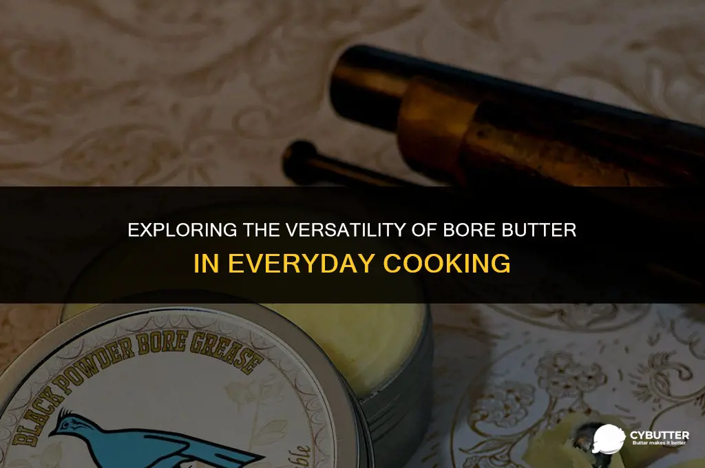can bore butter be used on regular riele