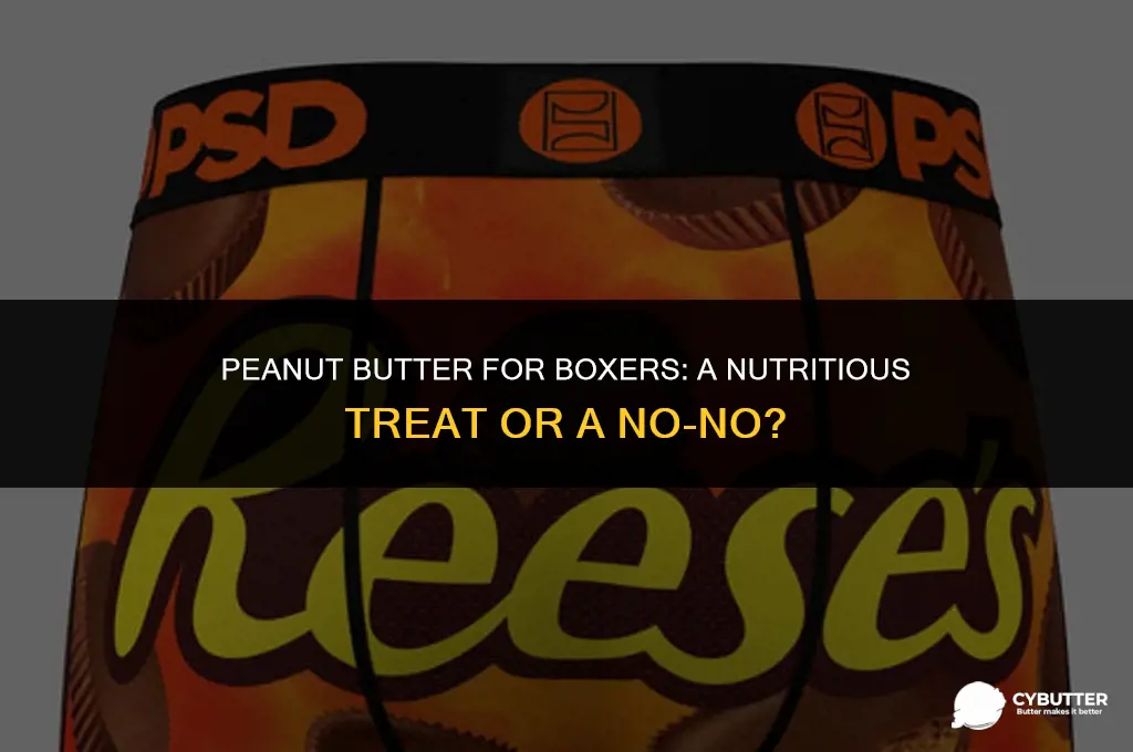 can boxer dogs eat peanut butter