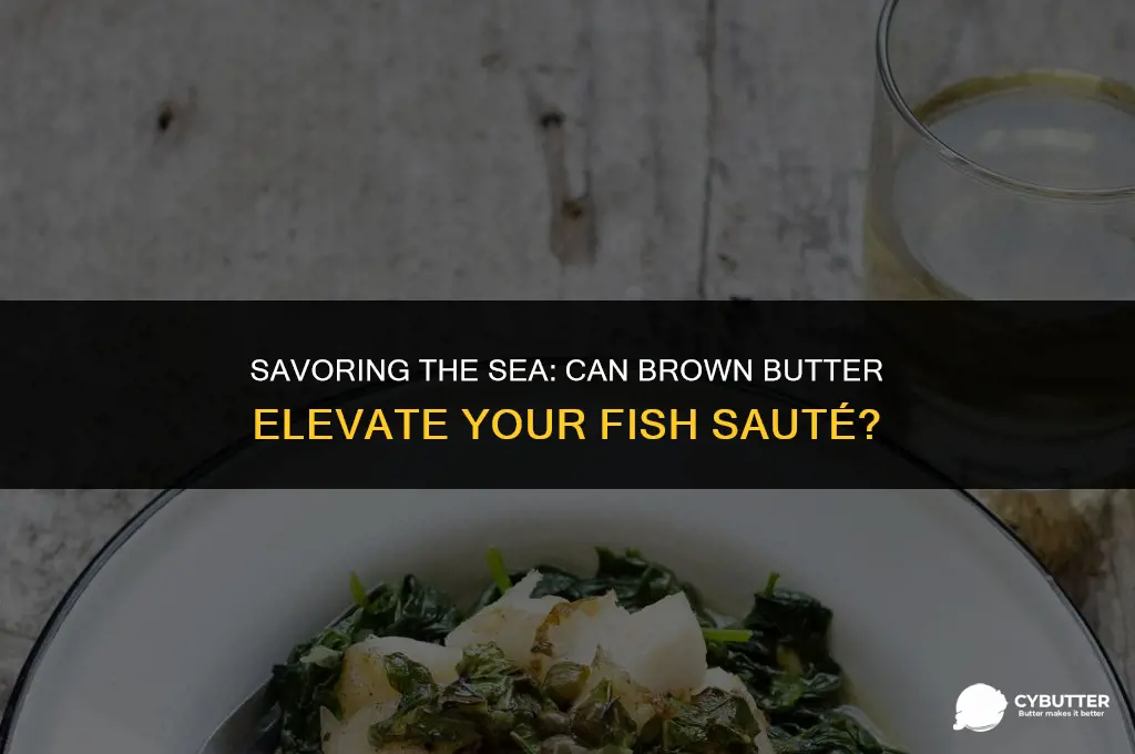 can brown butter be used to saute fish