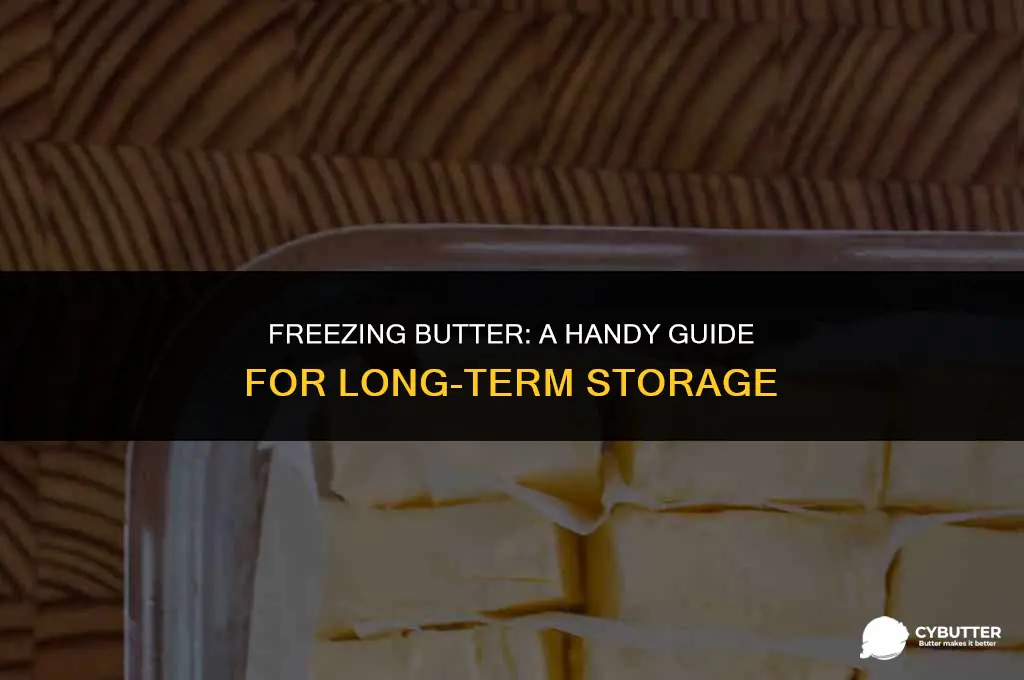 can butter be frozen for later use
