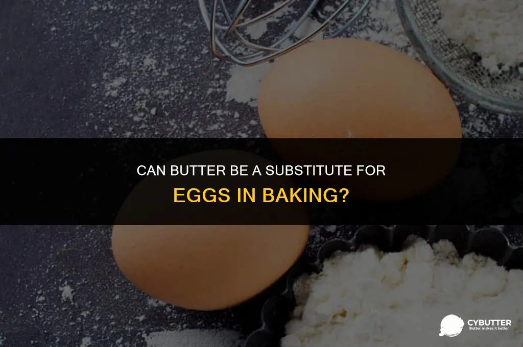 can butter be used as a substitute for eggs