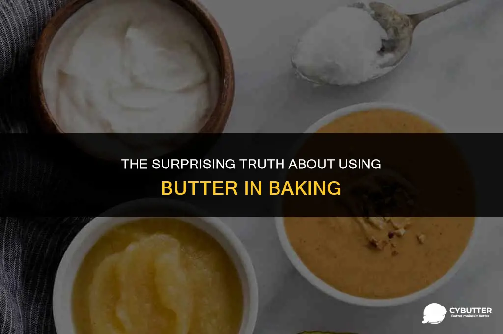 can butter be used for baking