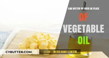 Substituting Butter for Vegetable Oil: A Culinary Exploration