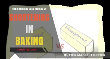 Baking Substitutions: Can Butter Replace Shortening in Recipes?