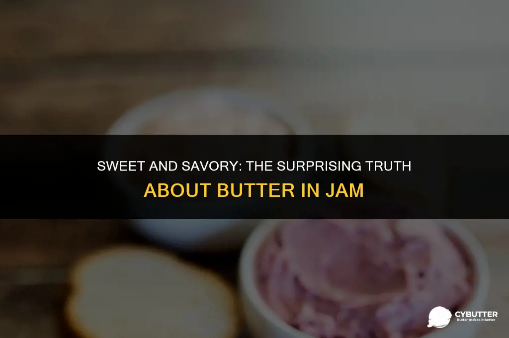 can butter be used to make jam