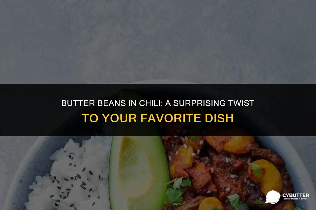 can butter beans be used in chili