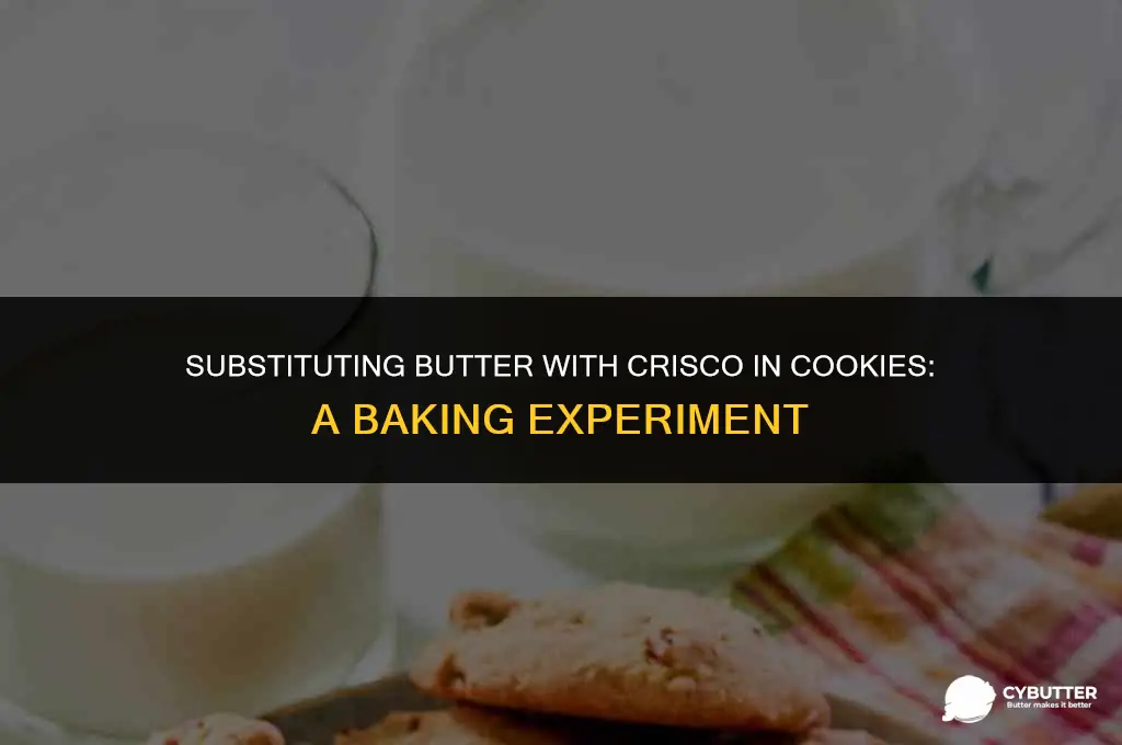 can butter crisco be used instead of butter for cookies