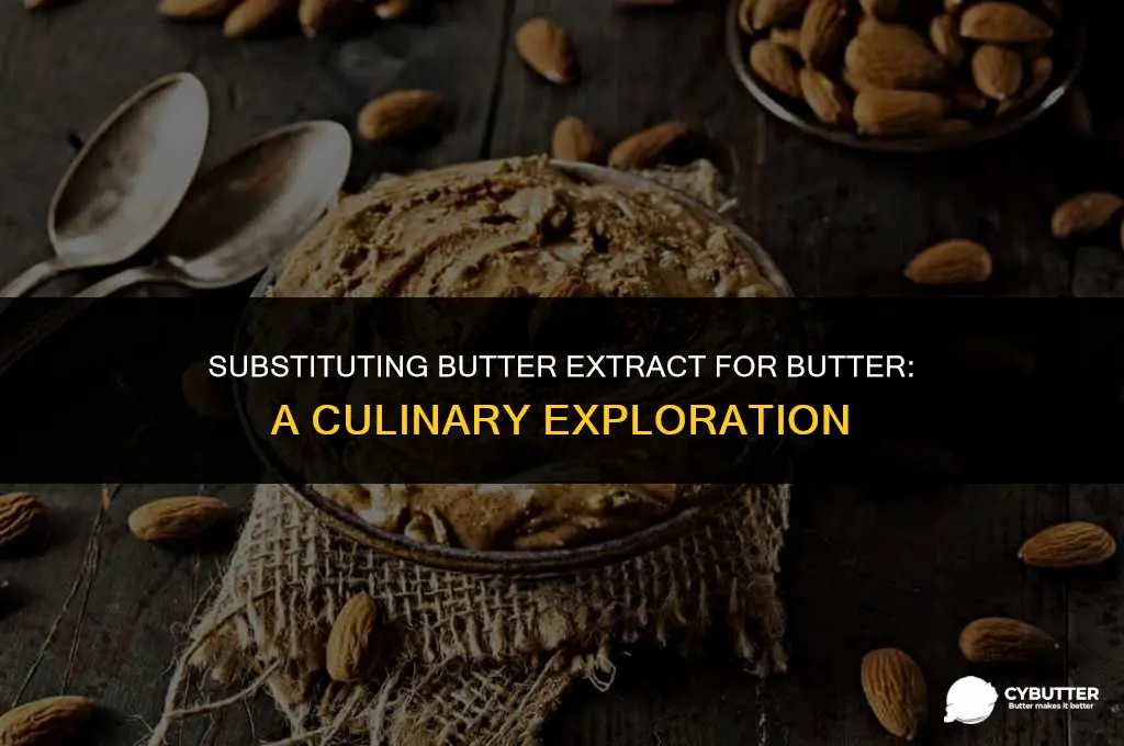 can butter extract be used in place of butter