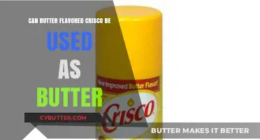 Can Butter-Flavored Crisco Substitute for Butter in Recipes?