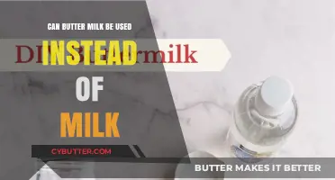 Substituting Buttermilk for Milk: A Tasty Twist in Your Recipes